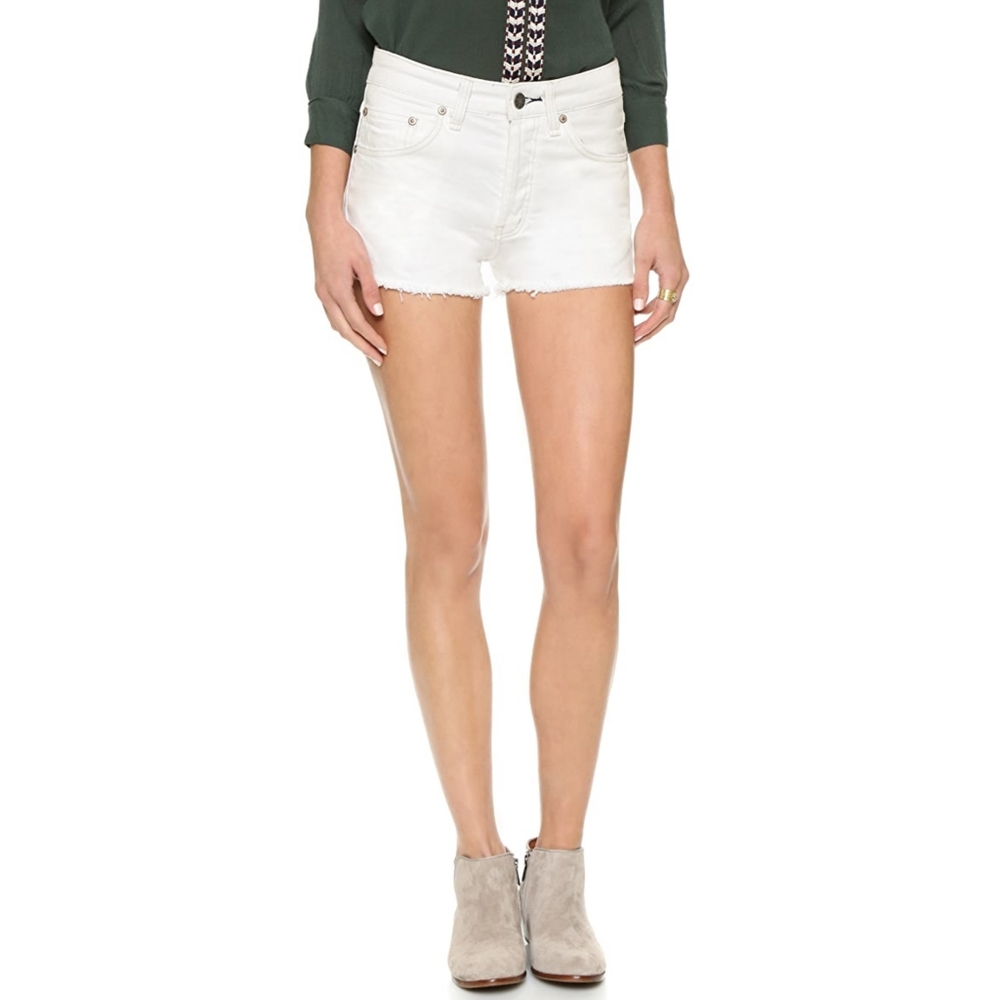 Free people high waist button fly shorts